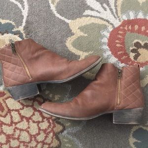 Madden Girl Brown Ankle Boots